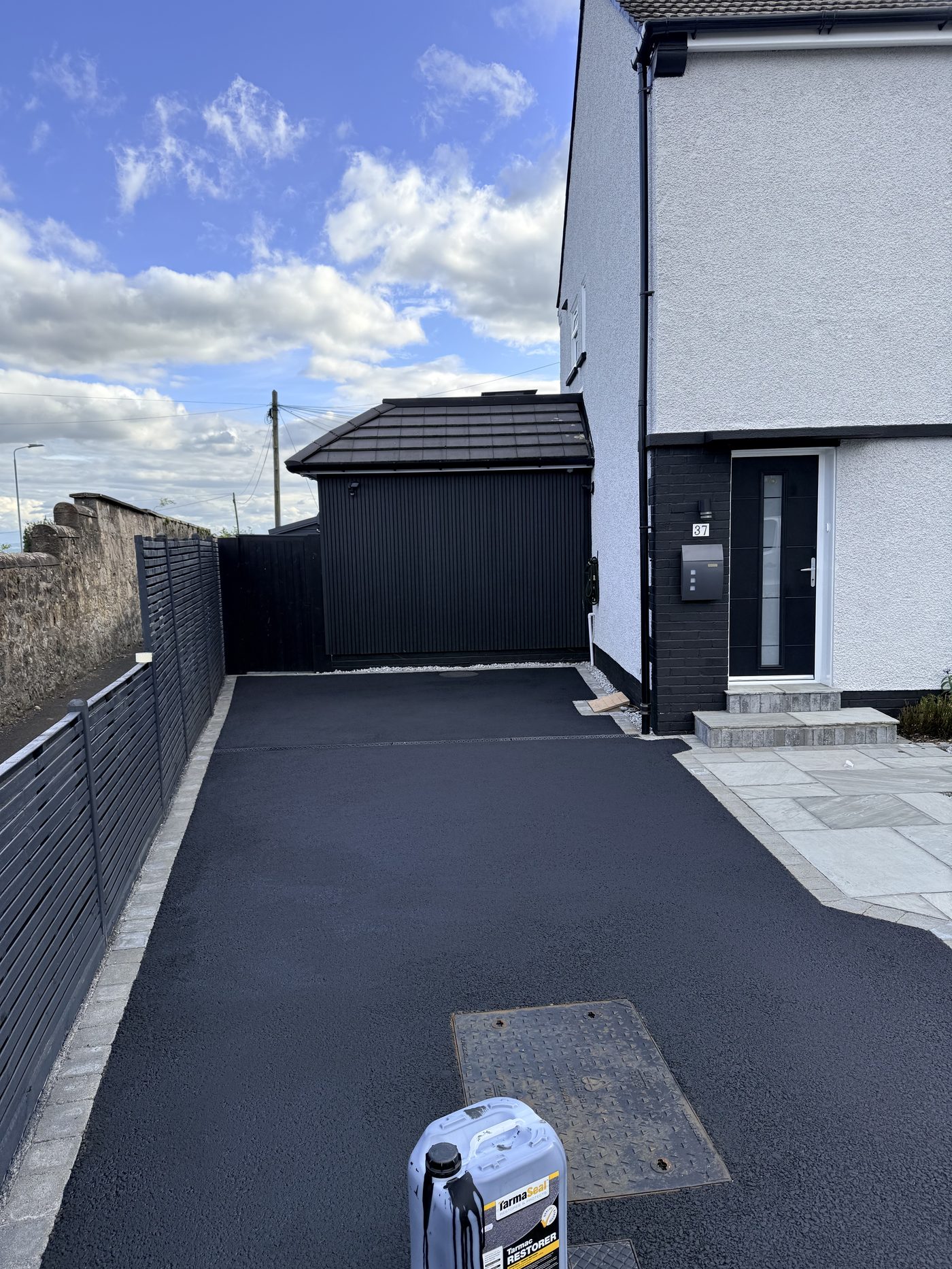 Tarmac driveway restored