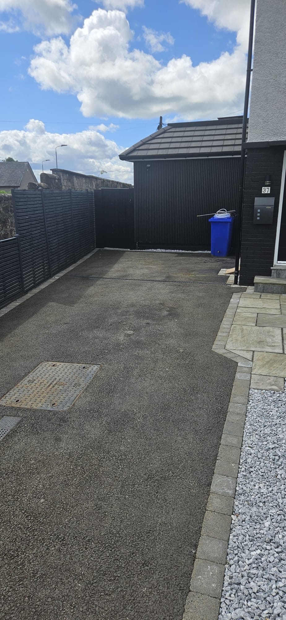 Tarmac driveway — before
